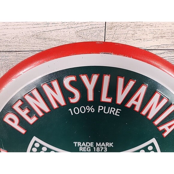 Vintage Pennsylvania Valvoline Motor Oils Metal Tin Sign 12" Four + One Imports - Picture 4 of 8